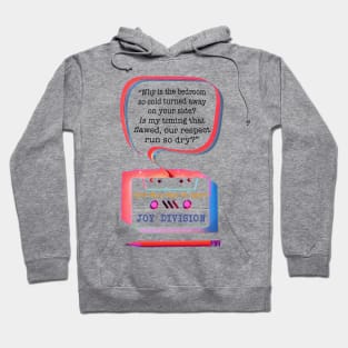 CASSETTE PENCIL : LOVE WILL TEAR US APART (JOY DIVISION) Hoodie